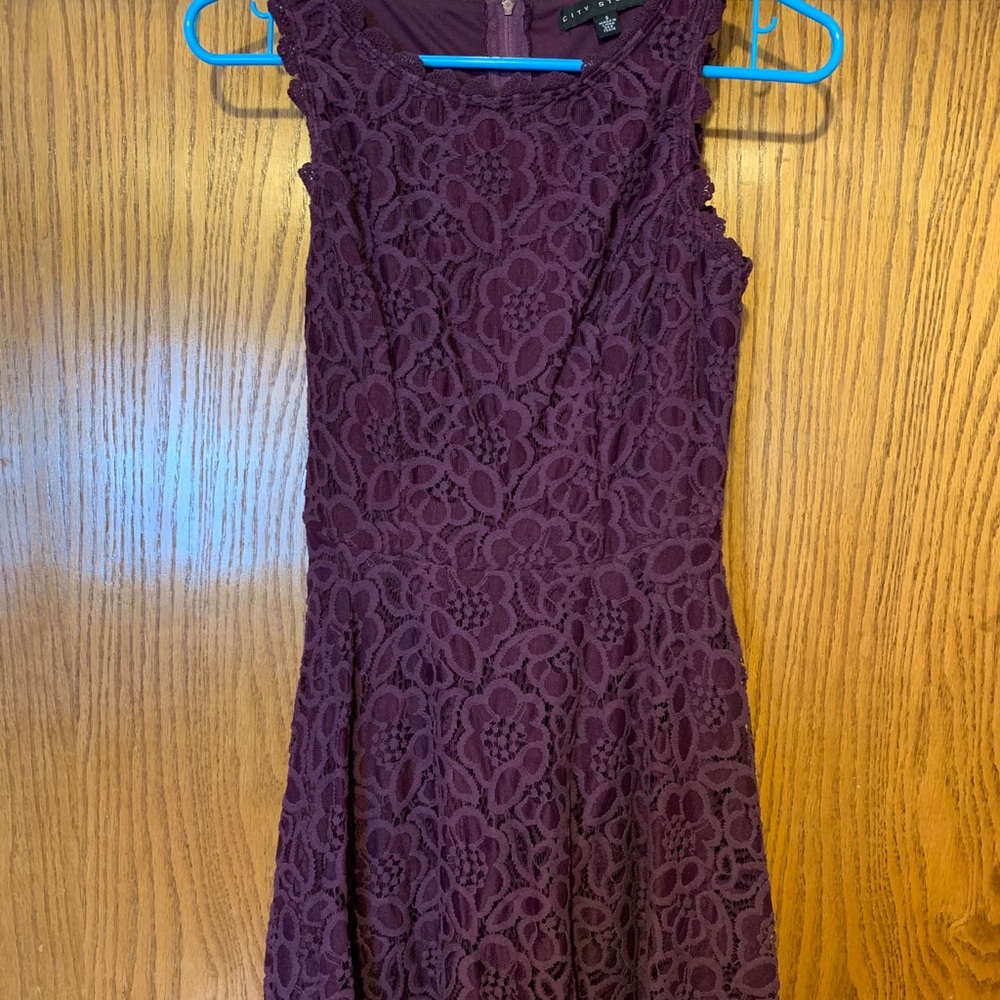 Dark Purple Dress